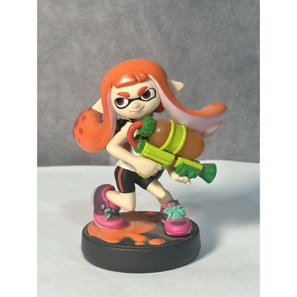 Inkling Girl Orange - Splatoon Series - Nintendo Amiibo Switch 2 - Picture 1 of 3
